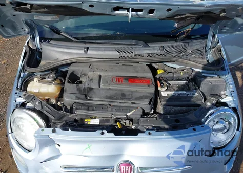 2015 Fiat 500 Lounge из США, поврежденный, VIN 3C3CFFCR1FT620574